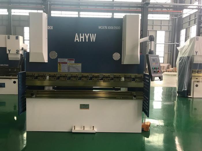 AHYW Yawei 100T 2 axis NC Plate Metal Bending machine 8ft made in china