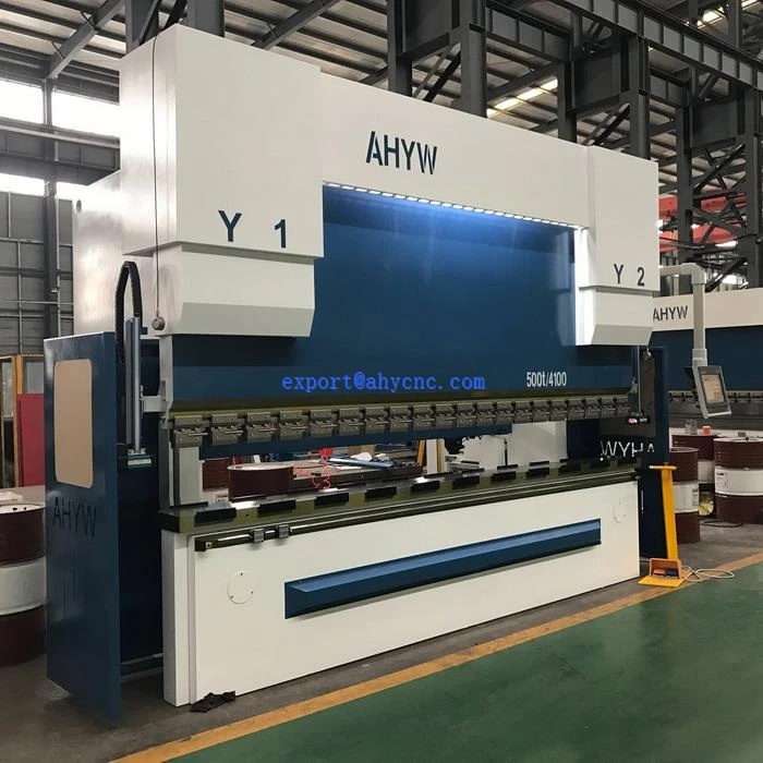 AHYW Yawei 500T4m  cnc sheet  metal bending machine delem da58t china suppliers