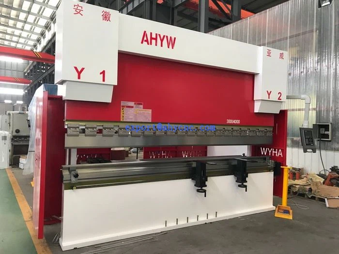 AHYW Yawei 5 axis 4m cnc press brakes 300T metal bending machine
